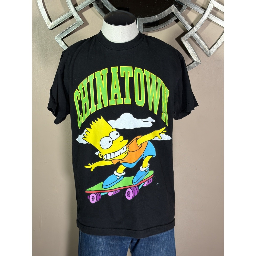 Chinatown Market Men's Officially Licensed X The Simpsons Bart Cowabunga T-Shirt